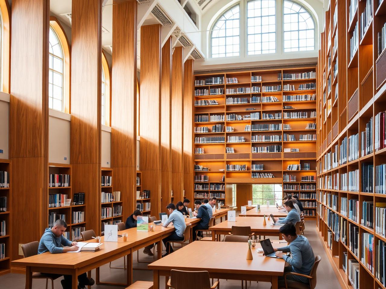 The university library
